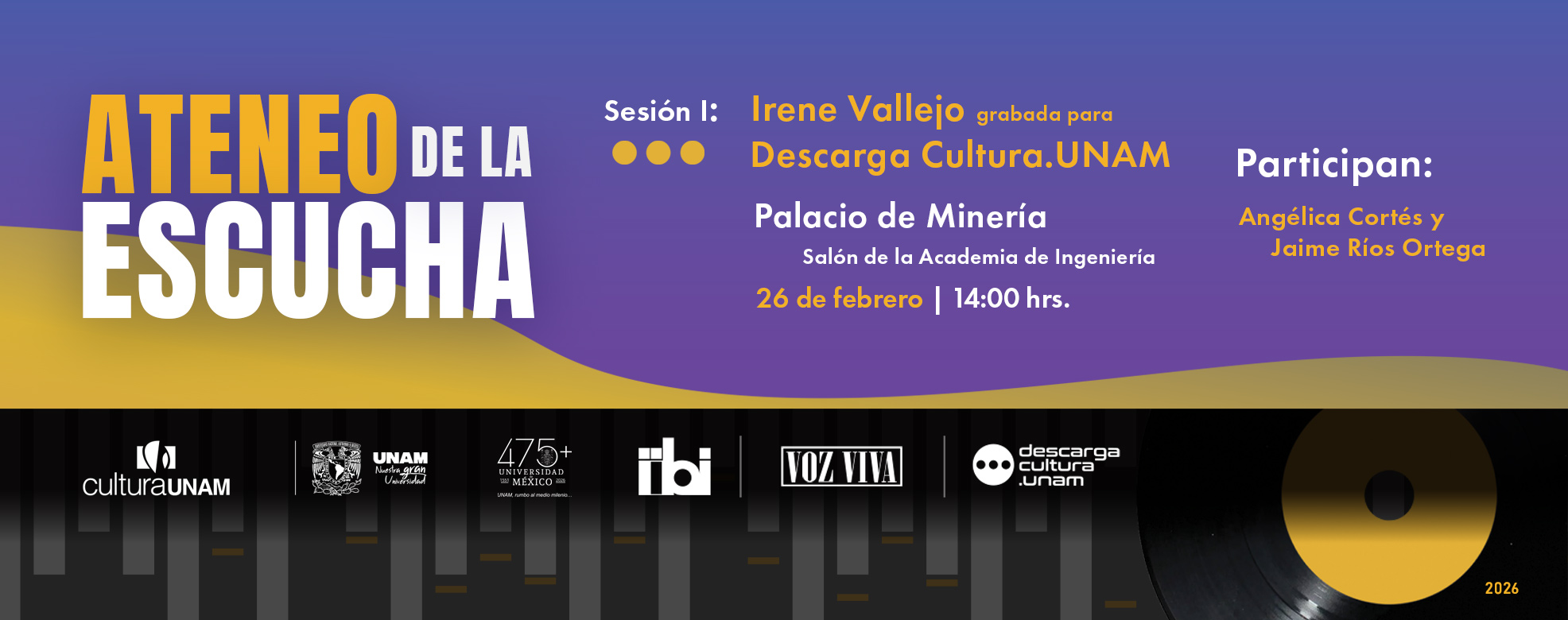  Ateneo de la Escucha 1-2026