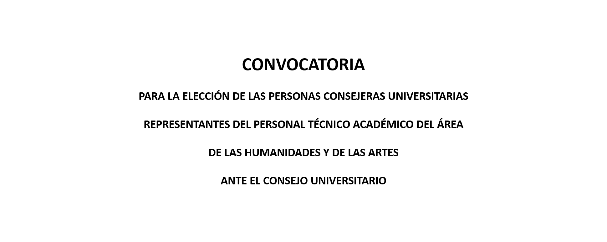 Convocatoria Elecciones Tec Acad